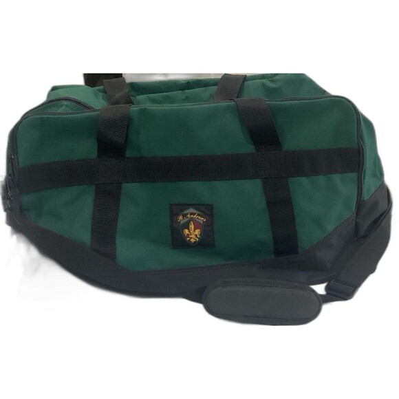 Duffle Bag Travel Bag 2 Large Zippered Compartments Canvas St. Andrews Logo - Picture 1 of 10